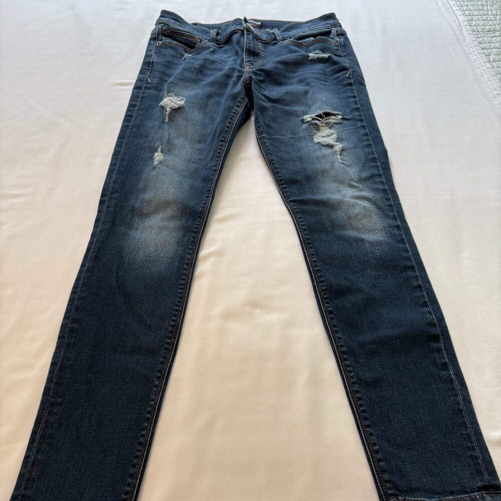 FINAL MARKDOWN -- Express Mid-Rise Distressed Ankle Legging